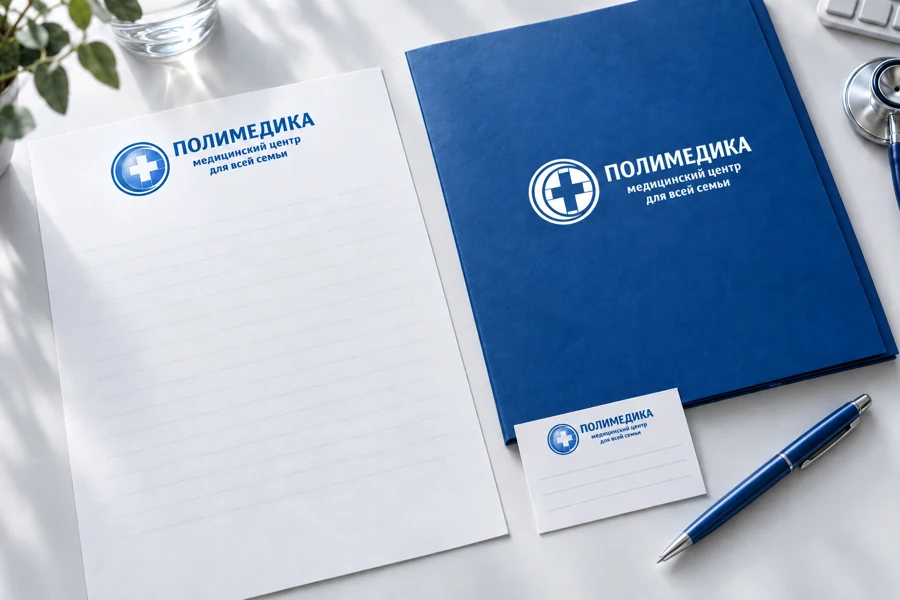 Документы и материалы — концептуальный мокап Полимедики